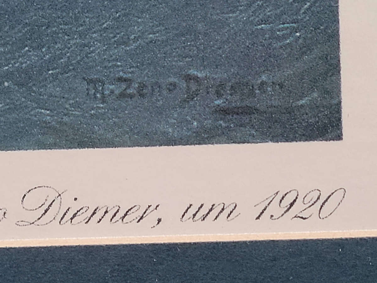 Signed Glass-Framed Painting-Depicting A Famous 1920 British Cuty Sark Sailing Ship (470.3x580)mm.