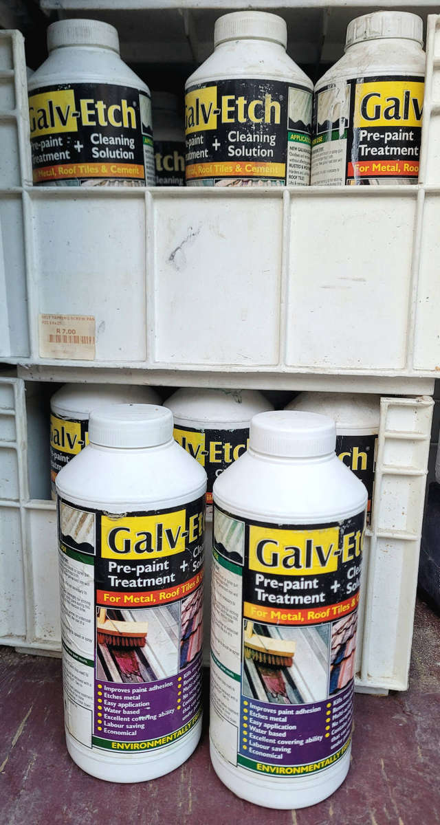GALV-ETCH Pre-Paint Treatment For Metal, Roof Tiles & Cement (Bid Per Piece-To Take Both)