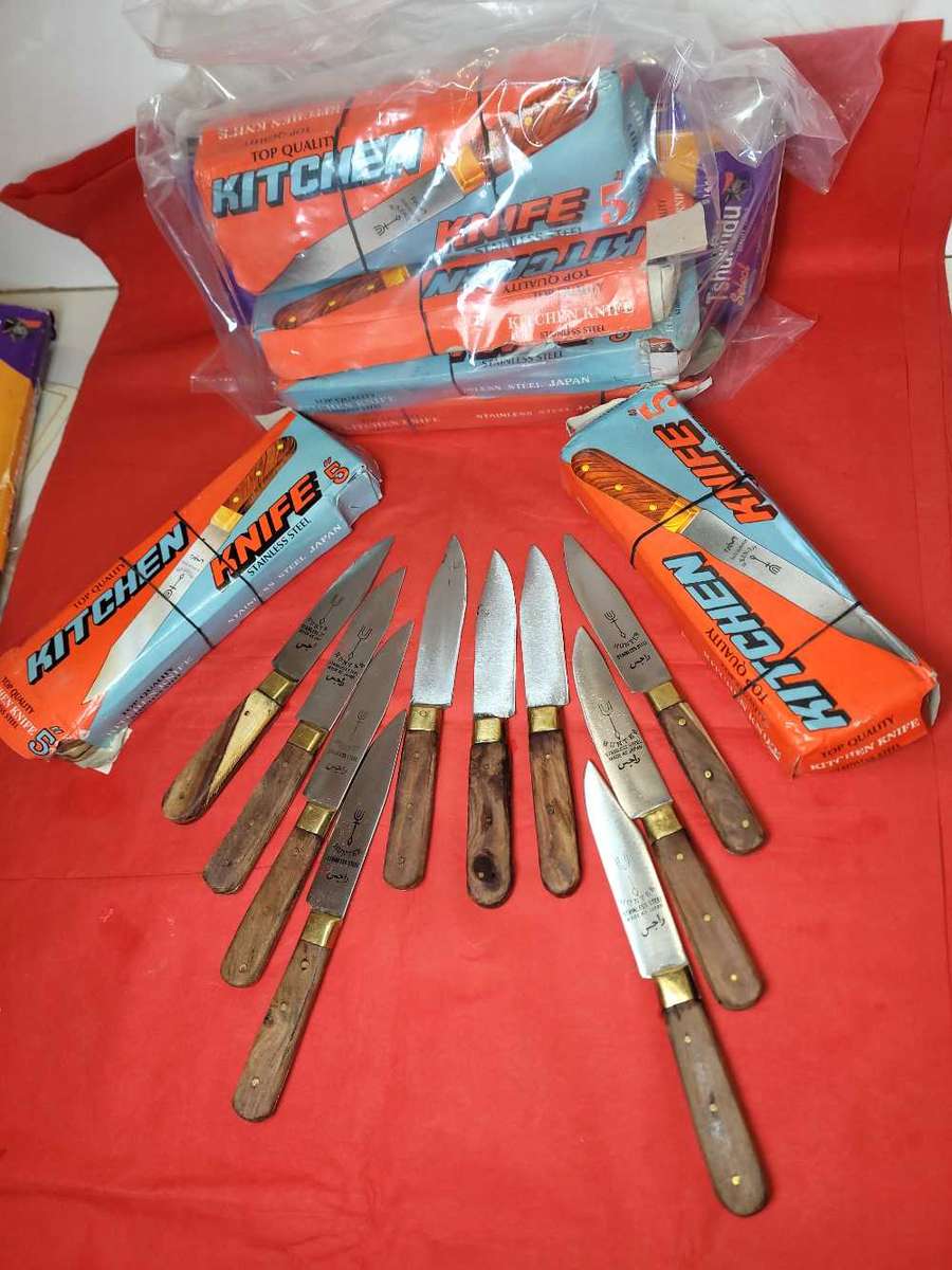 UNUSED...Japanese Super-Sharp HAND-MADE Kitchen/Bush Knives.  (Bid Per Knife -To Take 12x OR More)