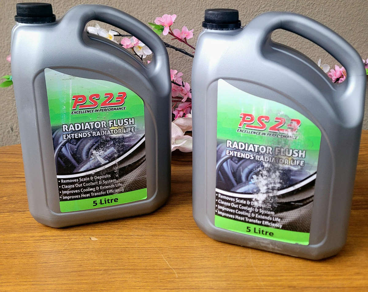 5L PS 23 RADIATOR FLUSH -As Pictured. ( Bid Per 1x 5L)