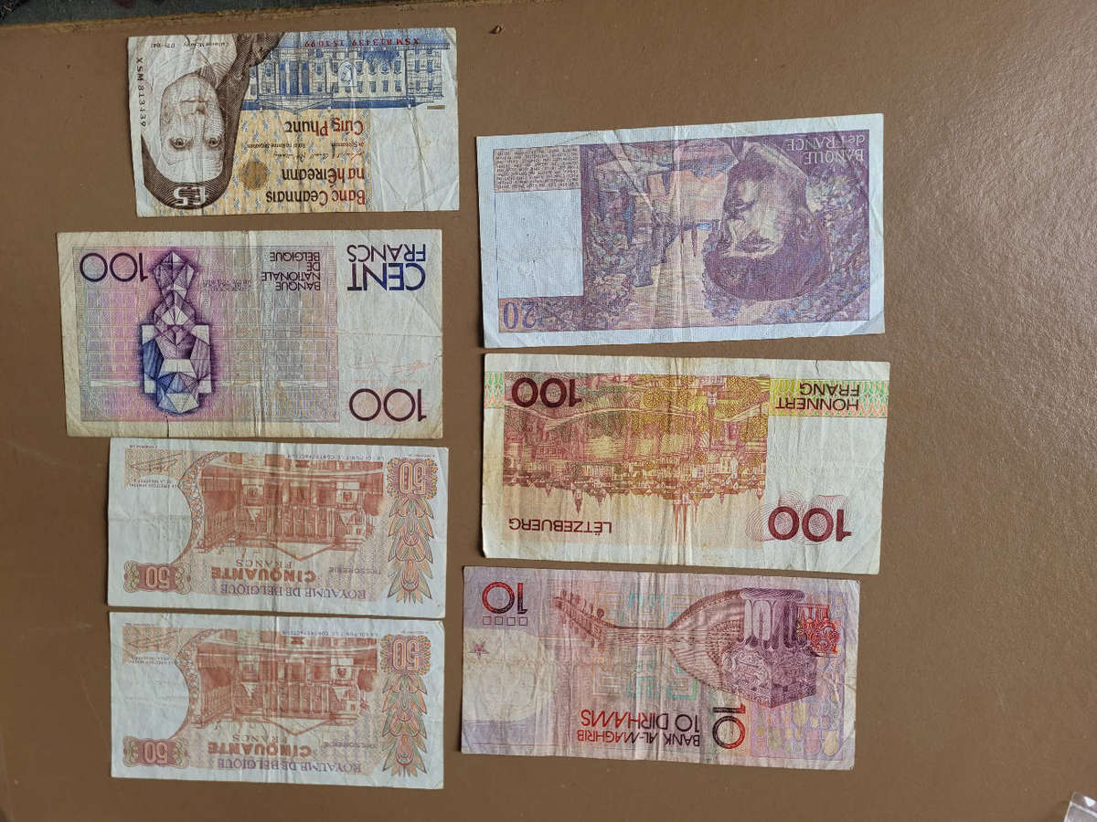WORLD BANK NOTES #2 (As Pictured) Bid Per Lot