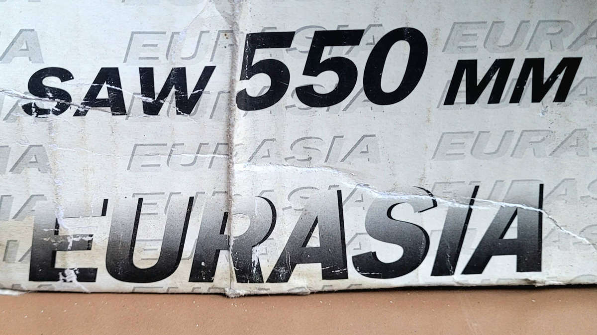 UNUESD.. 550mm UERASIA MITRE SAW (035RL). Old Packaging