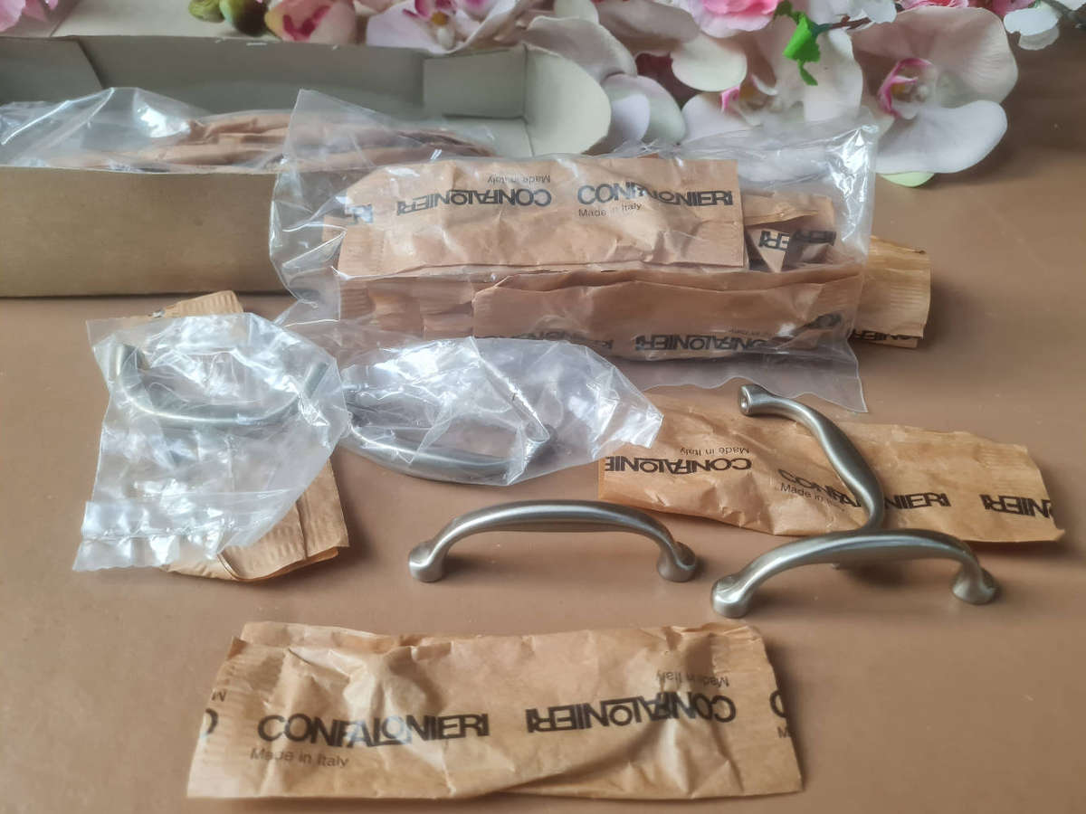 Designer CONFALONIERI Cabinet Drawer Handles (Bid Per Piece)  LAST LOT...