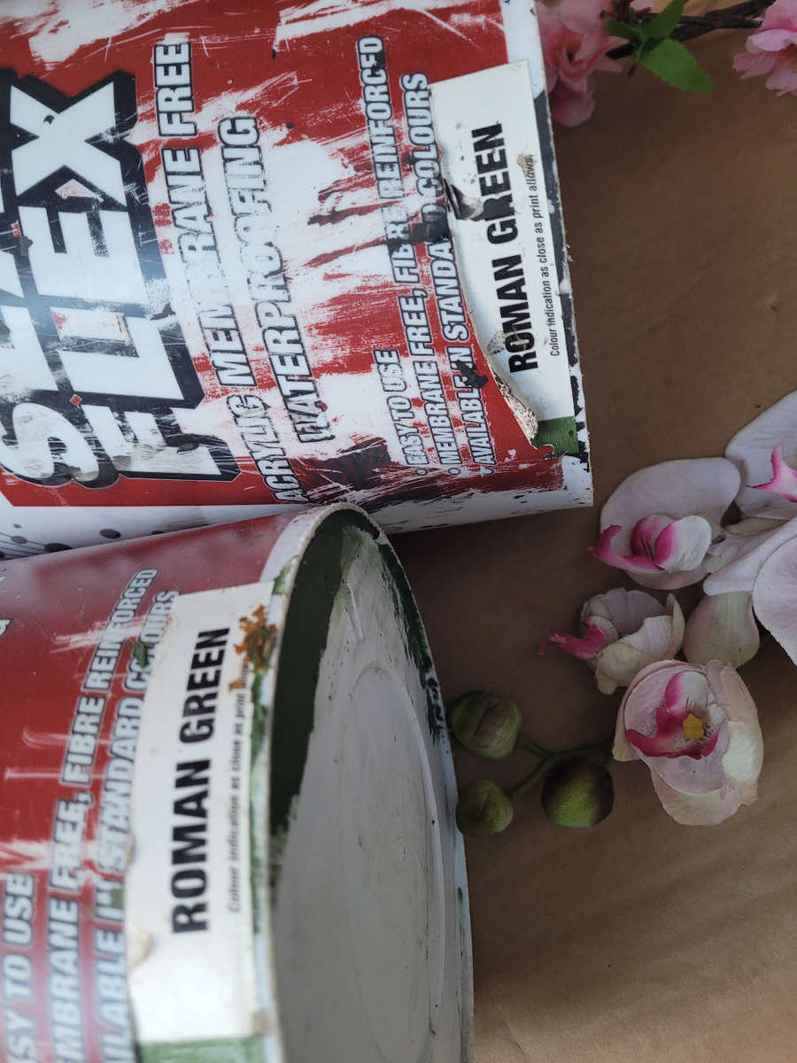 RB10 SEAL FLEX Acrylic Membrane-Free Waterproofing Paint (Green Colour) Bid Per Piece-To Take Both