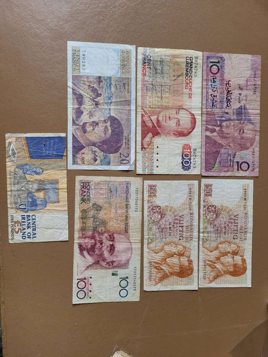 WORLD BANK NOTES #2 (As Pictured) Bid Per Lot