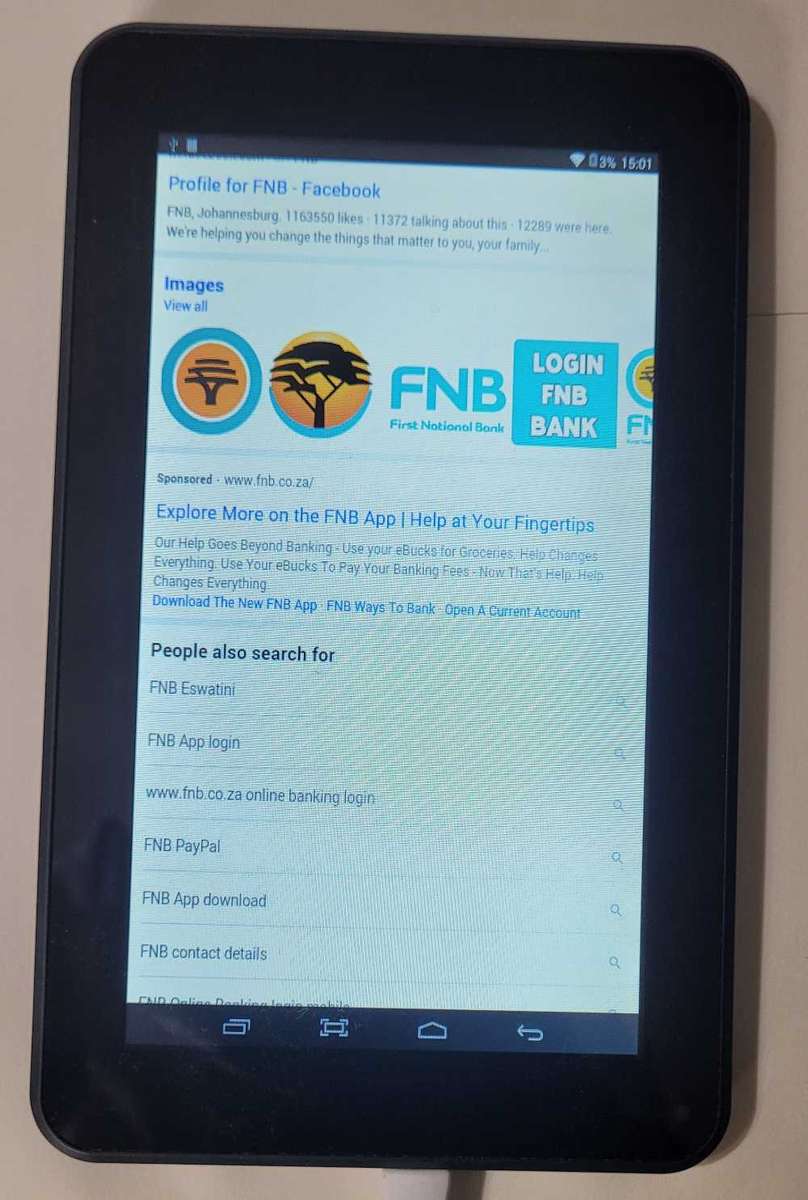 7" Clean-Used AZPEN WIFI TABLET (A727)