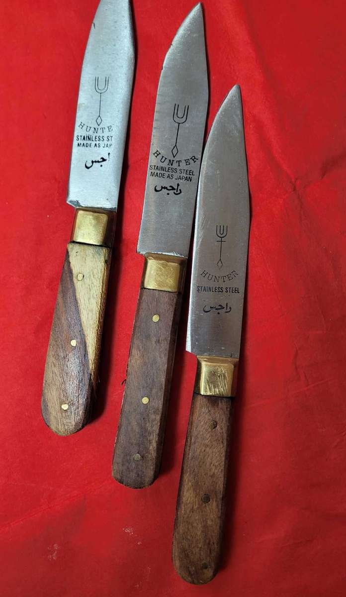 UNUSED...Japanese Super-Sharp HAND-MADE Kitchen/Bush Knives.  (Bid Per Knife -To Take 12x OR More)