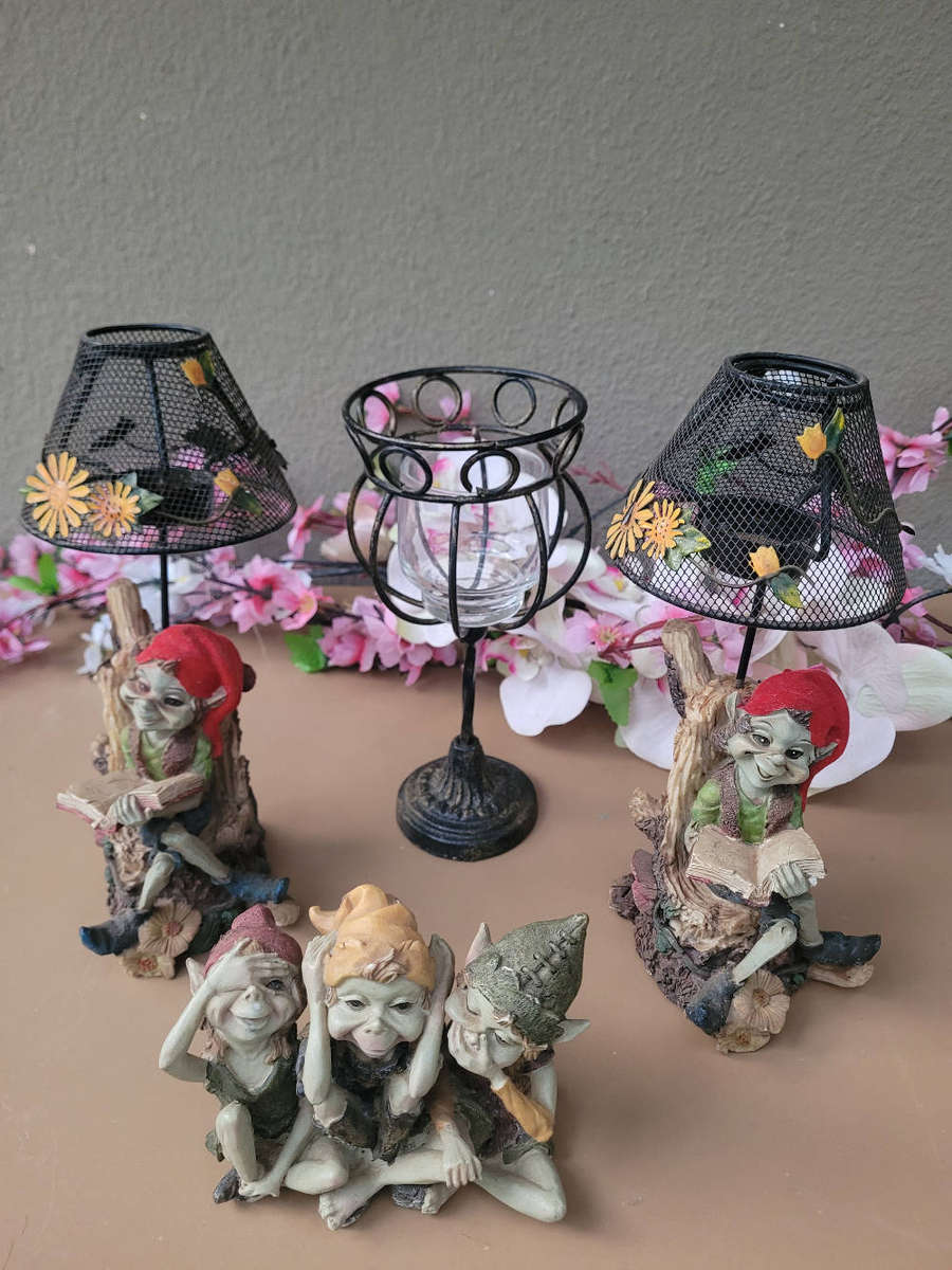 Mixed Candle Holders Lot-As Pictured. (Bid Per Lot)