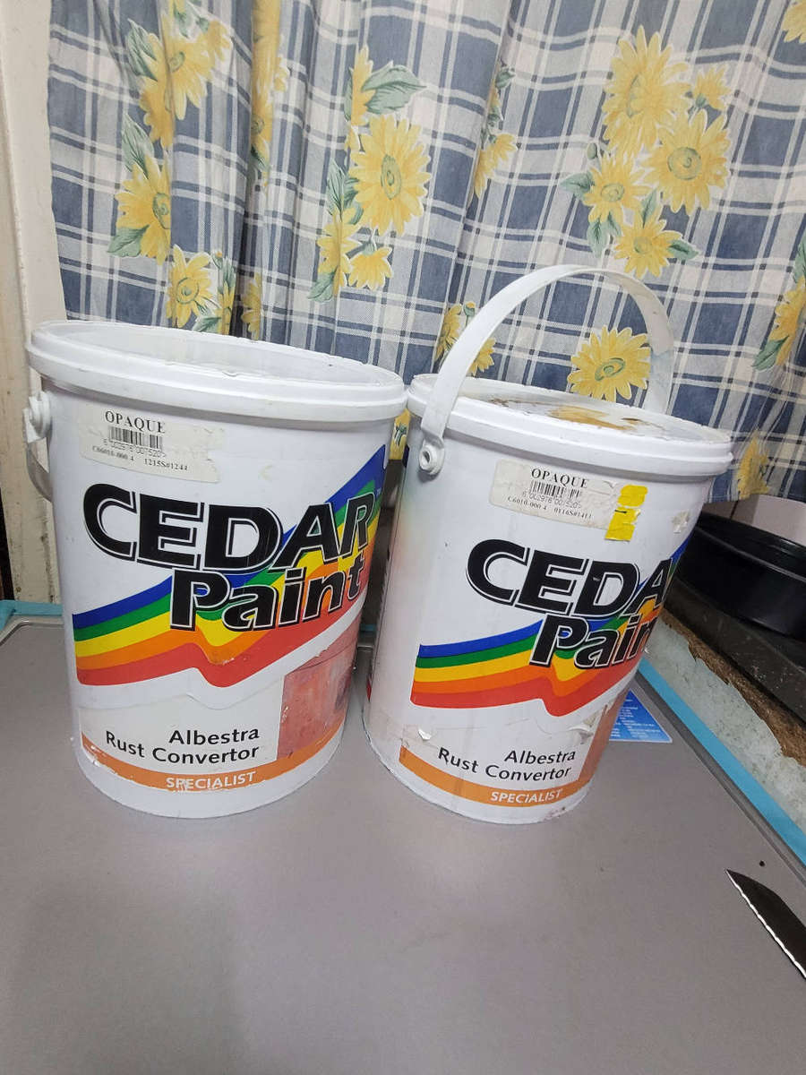 CEDAR PAINT Albestra Rust Converter (Bid Per Piece-To Take Both)