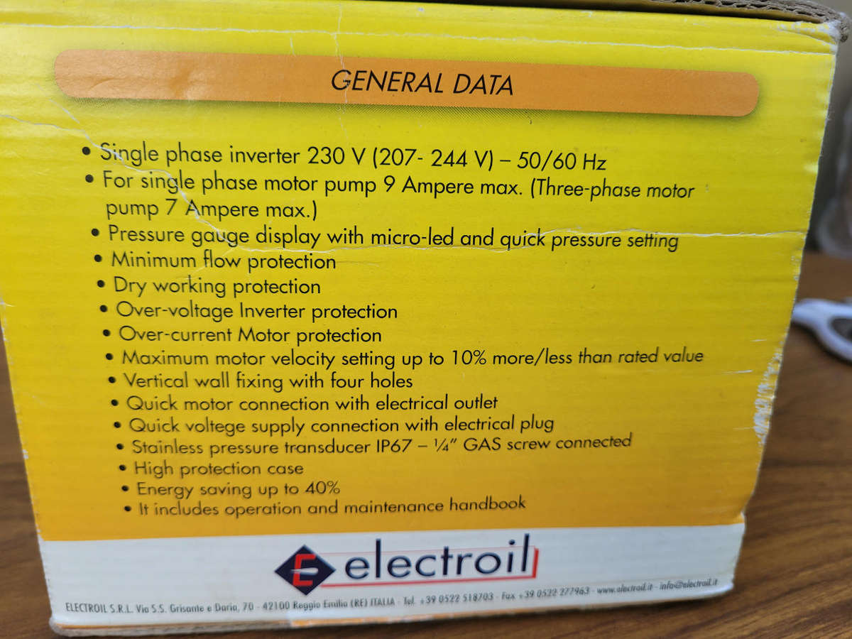 ARCHIMEDE 3-Phase INVERTER PUMP-MOTOR CONTROL
