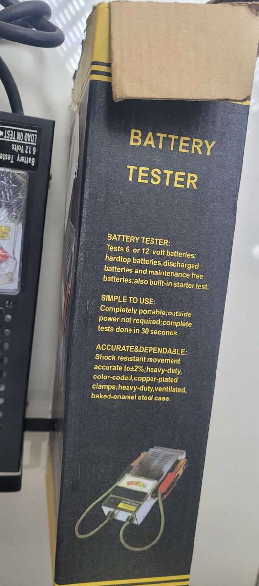 UNUSED Battery Tester (Previously Demo Stock)