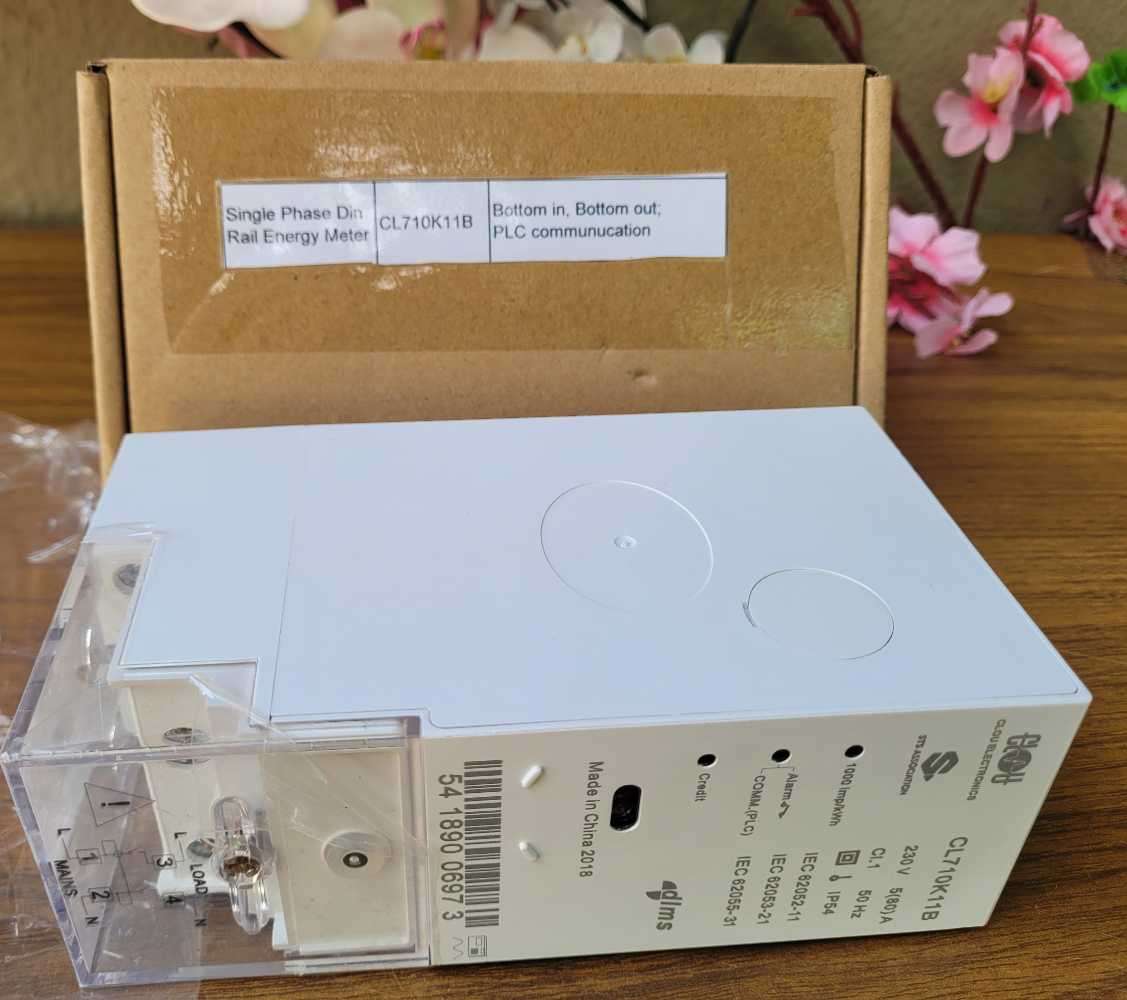 UNUSED...Single-Phase Din Rail Pre-Paid Electricity Meter (CL710K11B)