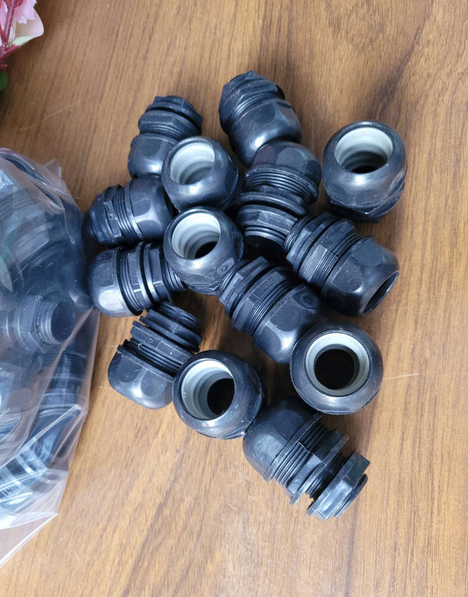 UNUSED...PVC M20 Nylon Cable Gland. ( Bid Per Piece-To Take all 80x)
