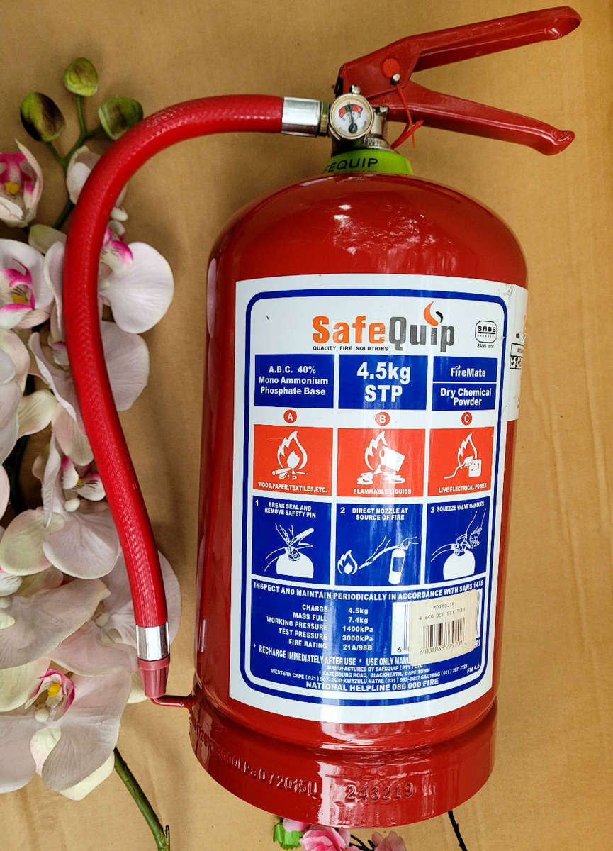 4.5Kg (Full) Fire Extinguisher (Last Service Date: 02/2022)