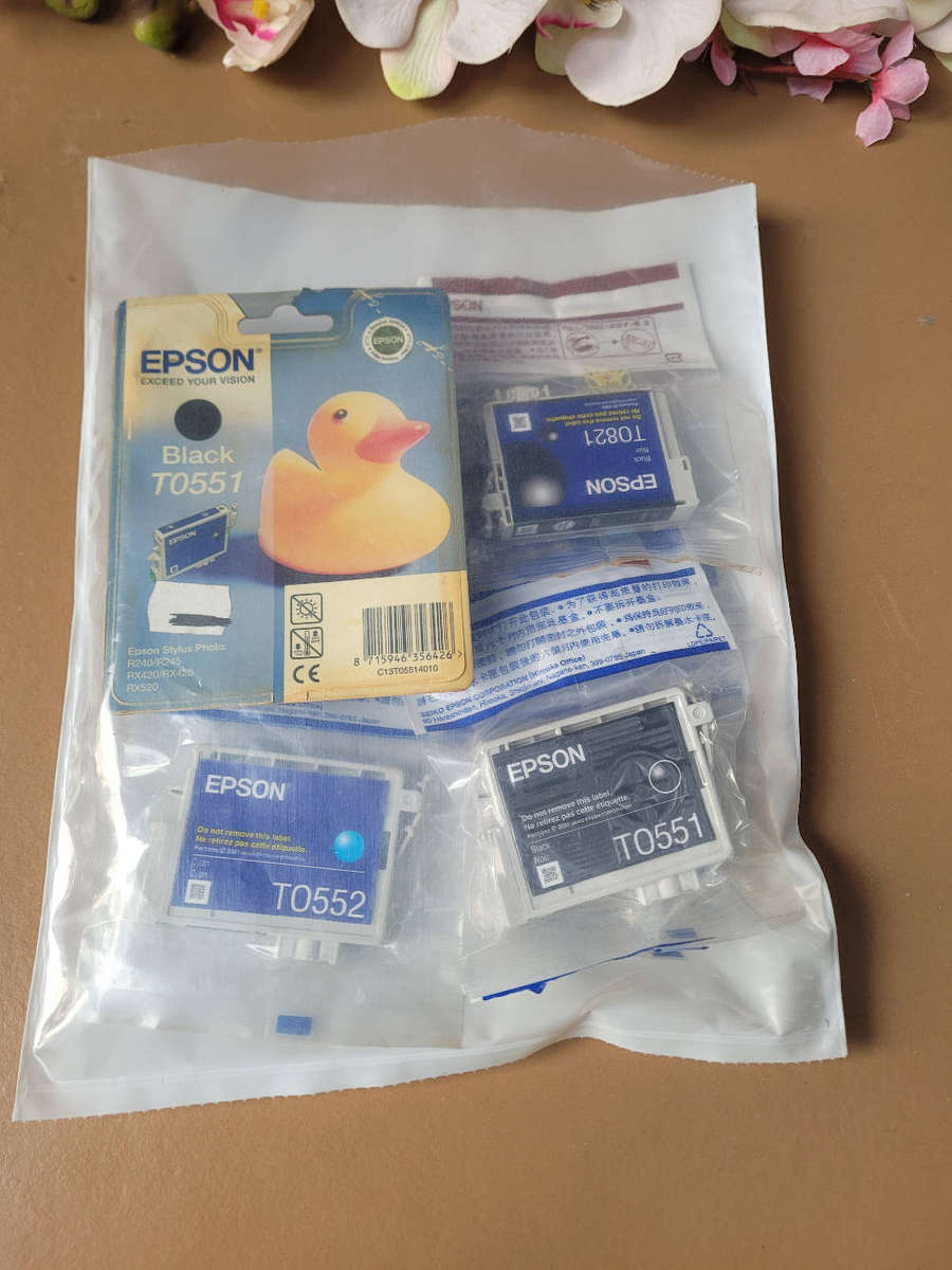 JOB-LOT EPSON Unused Ink Printer Cartridges  (Bid Per Lot)