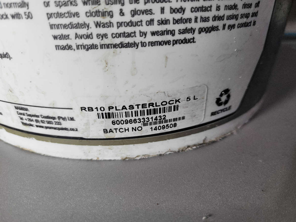 RB10 Water-Based PLASTER LOCK-Keying Agent For Cement (Bid Per Piece-To Take 60x)