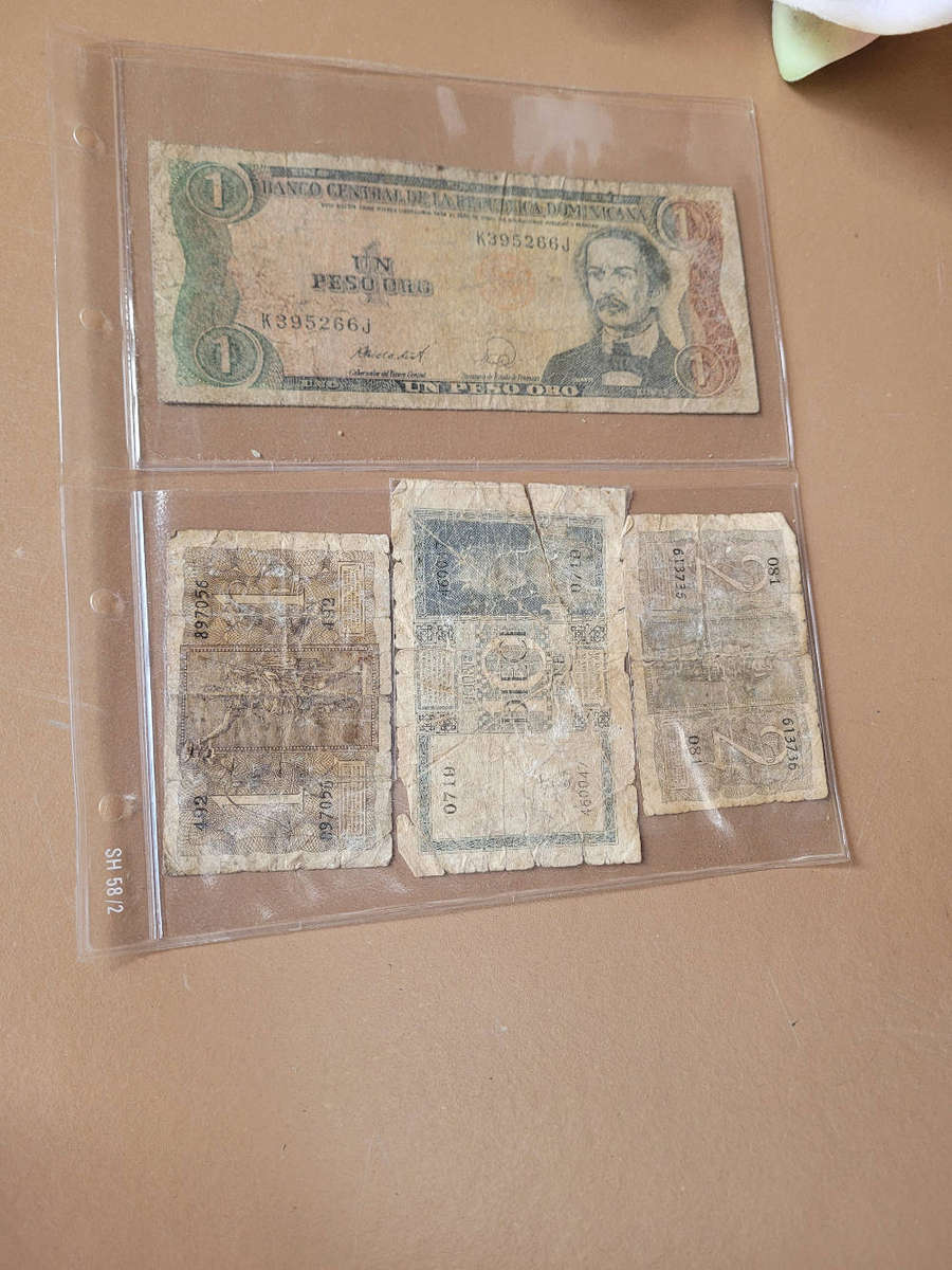 WORLD BANK NOTES #6 (As Pictured) Well Circulated (Bid Per Piece-To Take All 4x)