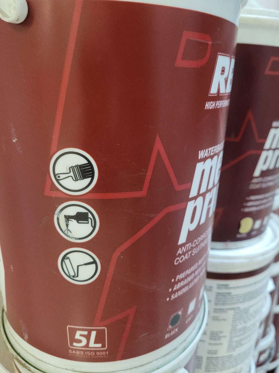 5L  RB10 High Quality (GREY COLOUR) Anti-Corrosive METAL PRIMER. (Bid Per Piece-To Take Both)