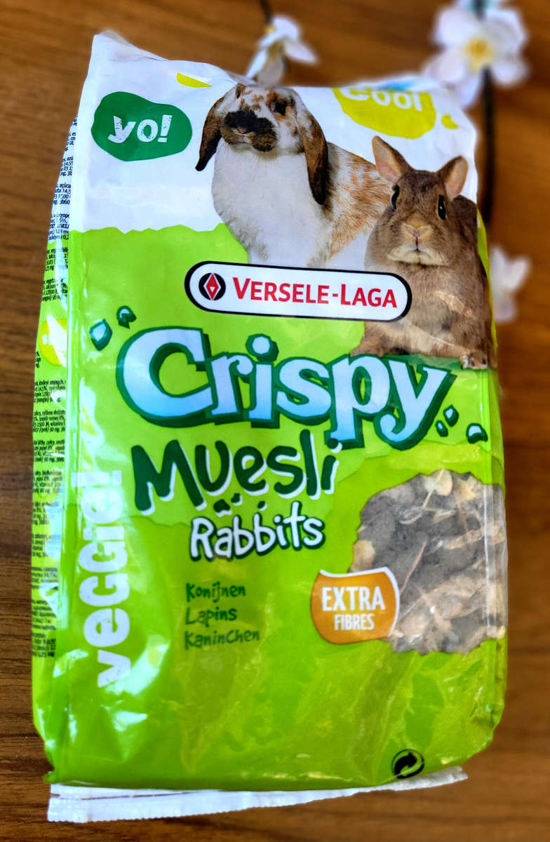 1Kg CRISPY MUELI With Extra Fibre For Rabbits-Expiry: 19.03.25