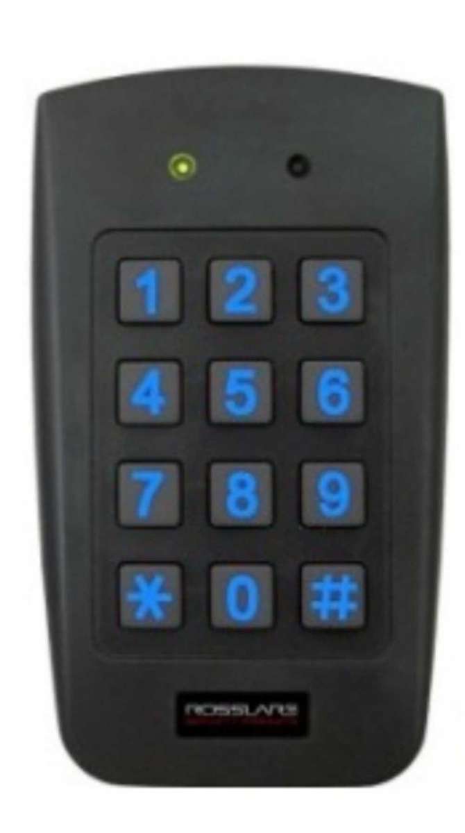 Rosslare Us Single Gang Backlit Go Prox & PIN Reader - Convertible Ayc-F60