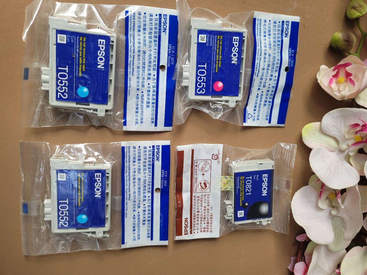 JOB-LOT EPSON Unused Ink Printer Cartridges  (Bid Per Lot)