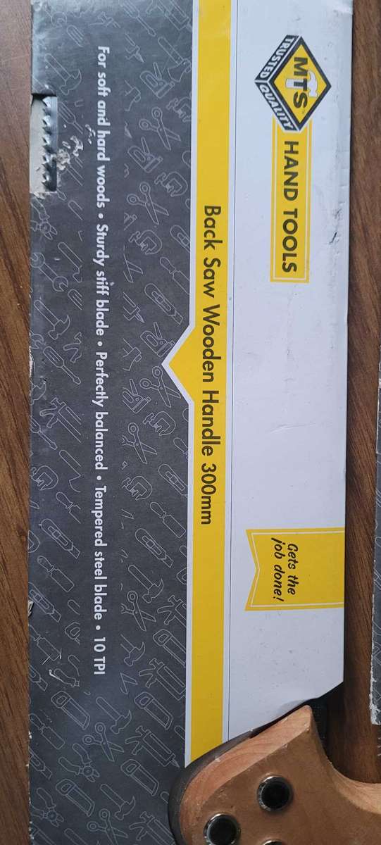 300mm Wooden-Handle Back Saw (Bid Per Piece)