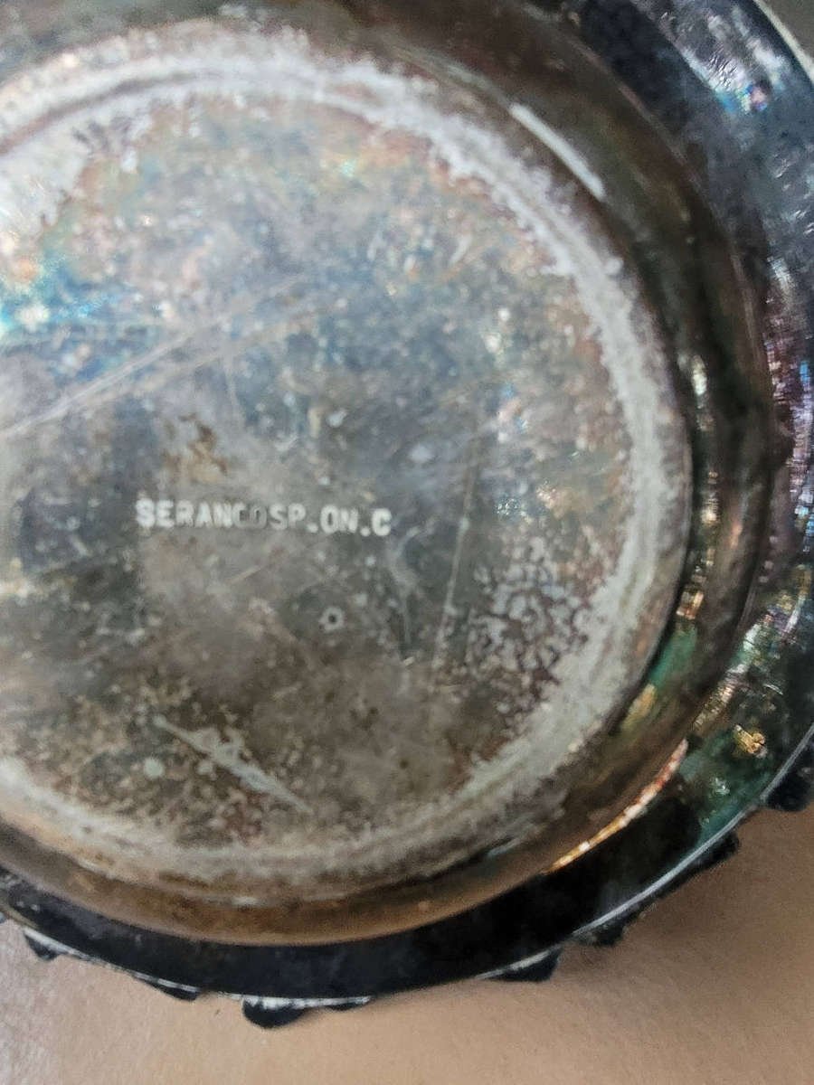 Various ORNATE Quality Old Silver-Plated Collection - Base-Marked SERANCO SP. ON. C  ( Bid Per Lot)