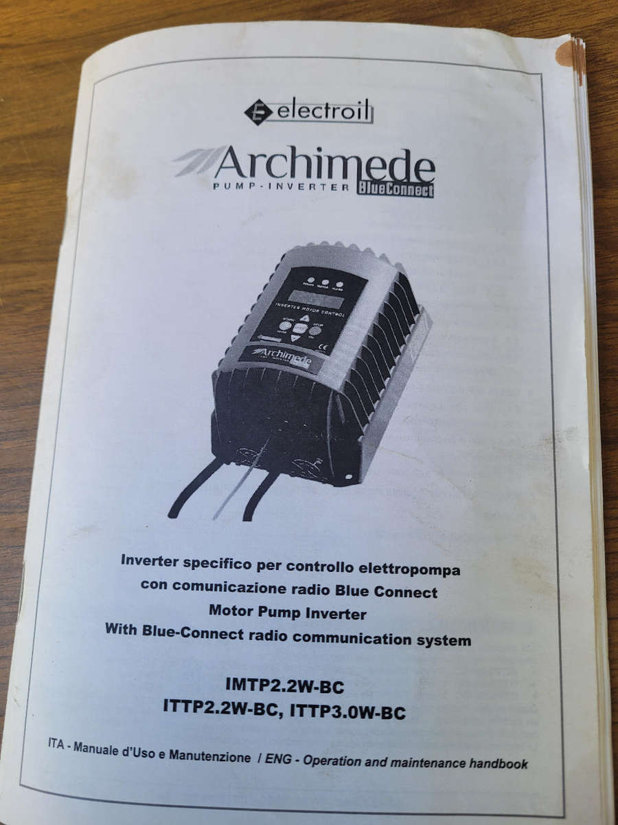 ARCHIMEDE 3-Phase INVERTER PUMP-MOTOR CONTROL