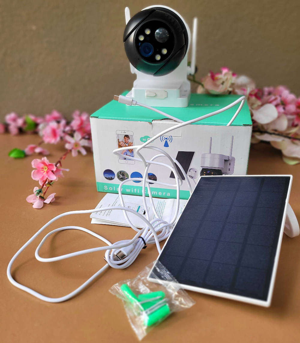 As Used... SOLAR WIFI-FI SECURITY CAMERA (Former Display Unit)