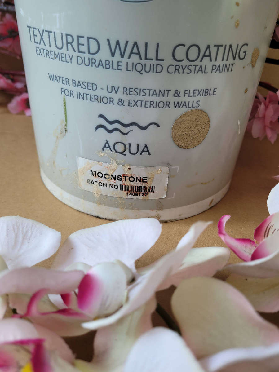 5L  UV-Resistant Textured Wall Coating (Aqua Moonstone Colour) Paint