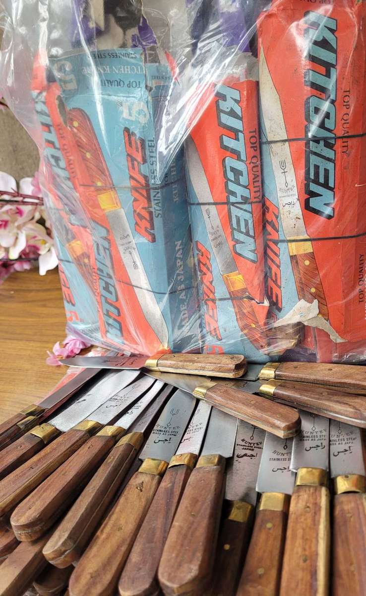 UNUSED...Japanese Super-Sharp HAND-MADE Kitchen/Bush Knives.  (Bid Per Knife -To Take 12x OR More)