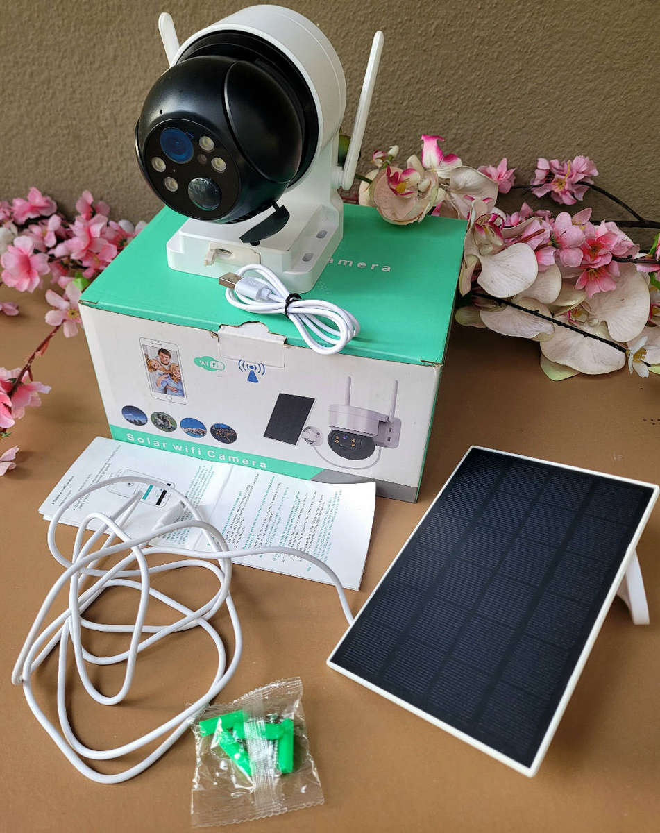 As Used... SOLAR WIFI-FI SECURITY CAMERA (Former Display Unit)