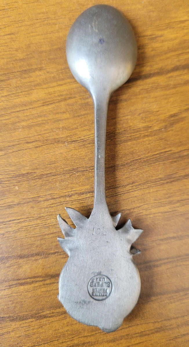 Various Souvenir  Decorative Spoons In A Velvet-Line Box (As Pictured)