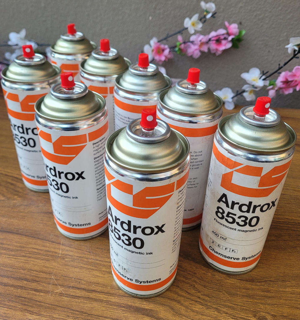 UNUSED... ARDROX Fluorescent Ink Aerosol. (No Cap As Pictured) Bid Per Can