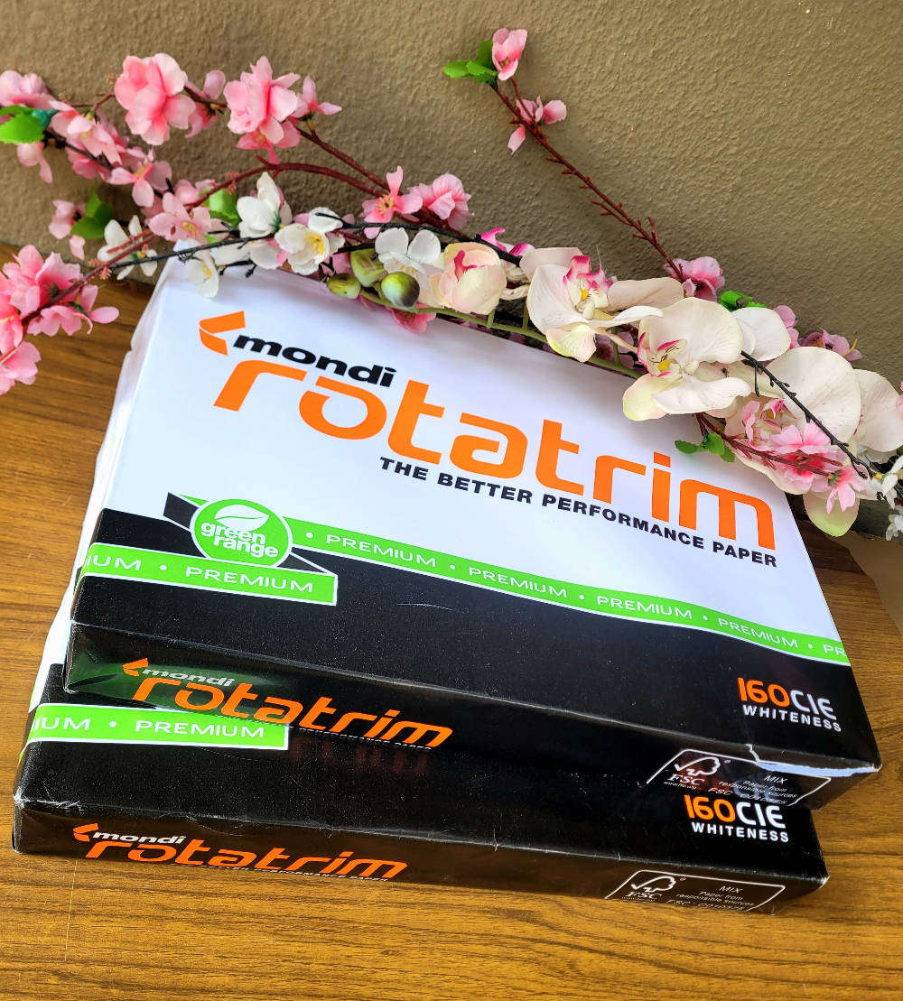 A3 80 Gsm 500-Sheets Mondi Rotatrim Premium Bond/Copy White Paper. (Bid Per Piece)  LAST 2x...