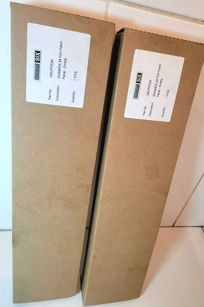 UNUSED...GLOBAL SIX 24-Port Patch Panel (Bid Per Piece )