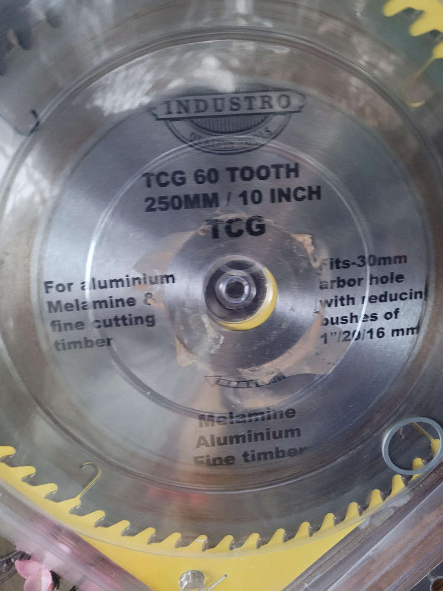 AS USED..250mm Circular Saw Blades. Former Display Items With Some Dust/Rust . (Bid Per Piece)