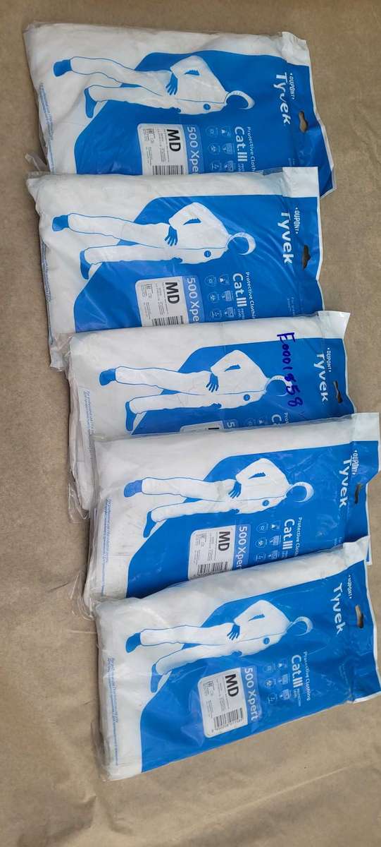 Tyvek 500 Xpert (MD) COVERALL Cat III (Bid Per Lot)