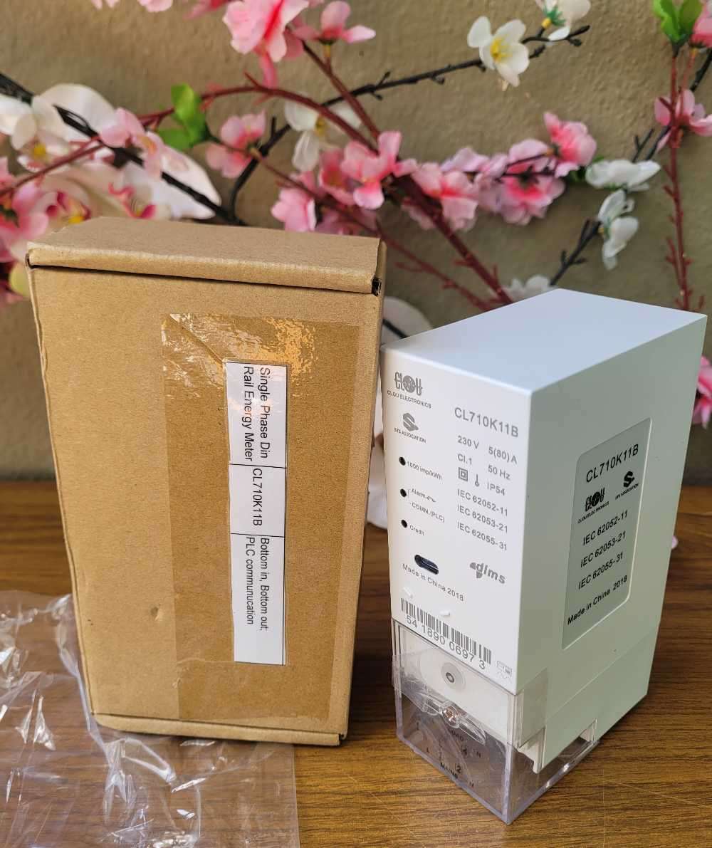 UNUSED...Single-Phase Din Rail Pre-Paid Electricity Meter (CL710K11B)