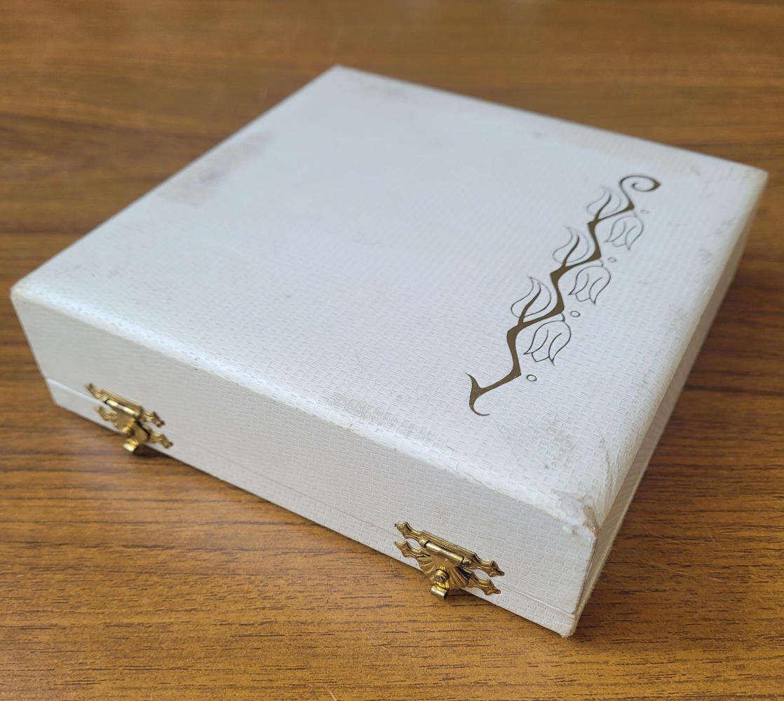 Various Souvenir  Decorative Spoons In A Velvet-Line Box (As Pictured)