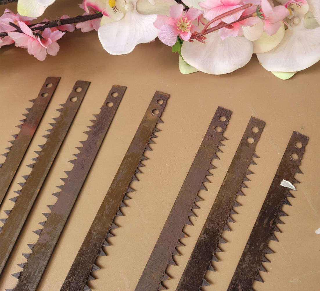 UNUSED... BAND SAW BLADES-With Minor Storage Rust. To be Refilled.  (Bid Per Piece-To Take All 7x)