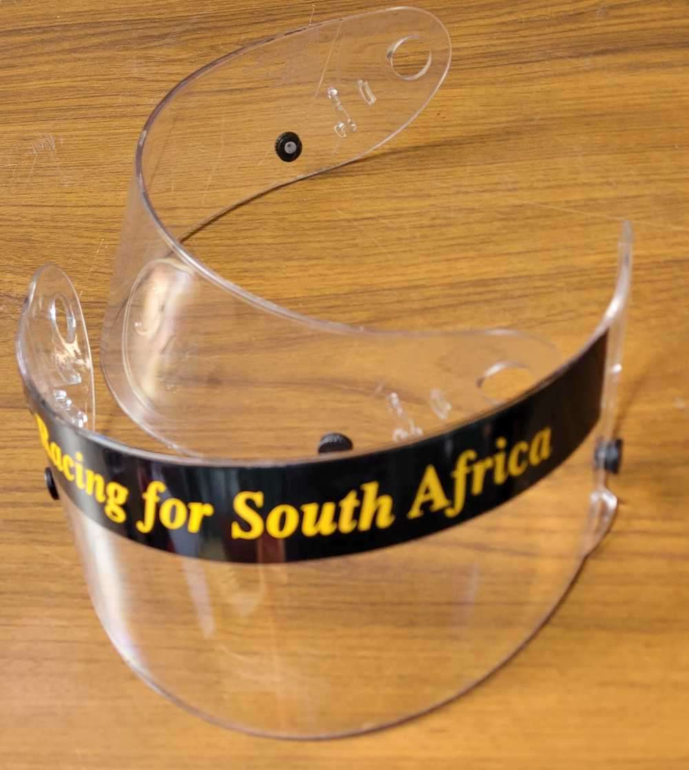 An Assortment BUNDLE Of 4x Racing Helmet Shields (Bid Per Lot)