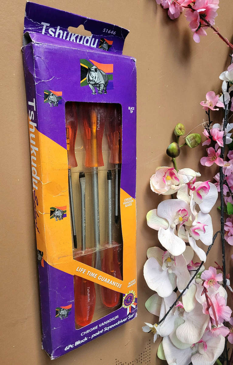 Chrome Vanadium Magnetic-Tipped Screw Driver Set