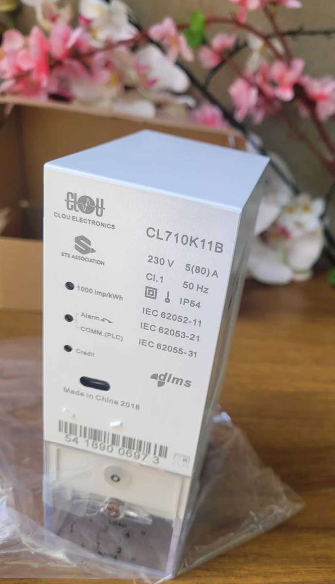 UNUSED...Single-Phase Din Rail Pre-Paid Electricity Meter (CL710K11B)