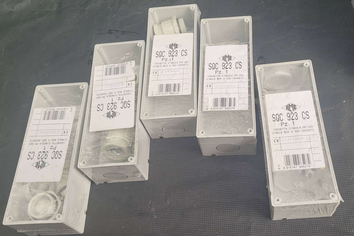 PVC Fittings Lot. SQC 923 CS Sockets.   Bid Per Box-To Take All 9x Boxes)