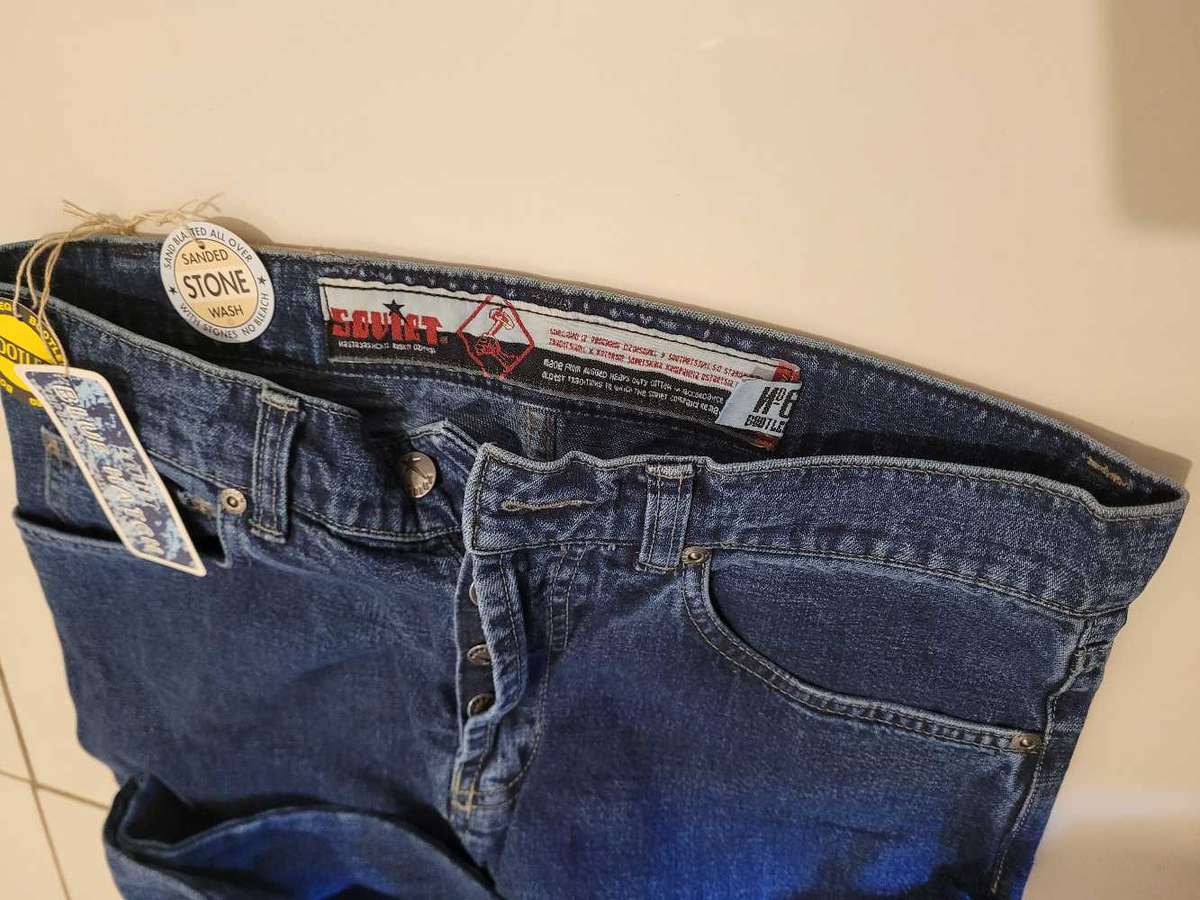 Size 31 Soviet Bootleg No.6 Stone-Wash Jeans