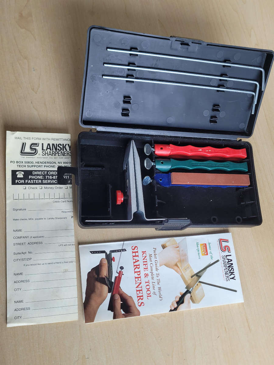 Fix-Handle Stone Sharpening Kit ( Slightly Incomplete As Pictured).