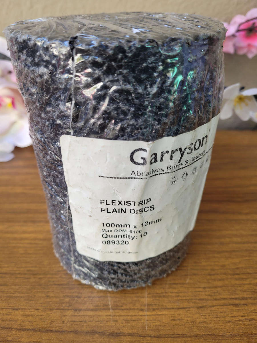 GARYSON FLEXI STRIP Plain Discs (100x12)mm. Bid Per Piece (Not The Whole Packet)