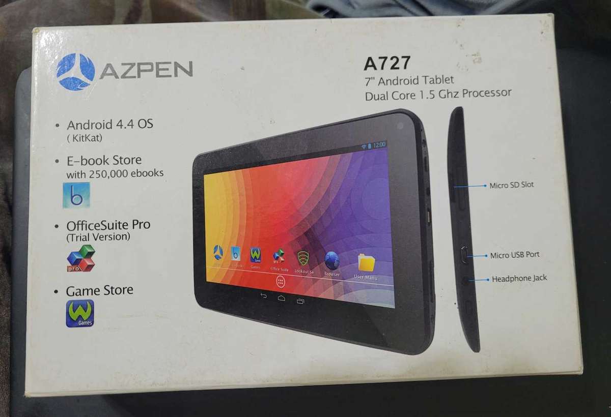 7" Clean-Used AZPEN WIFI TABLET (A727)