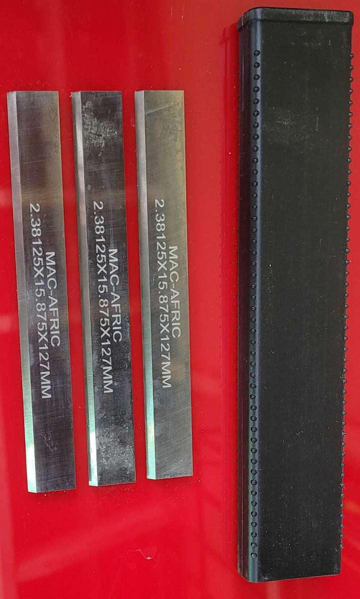 Mac Afric Replacement HSS Machine Cut-Off Blades 2.381 x 15.875 x 127mm (Set of 3)